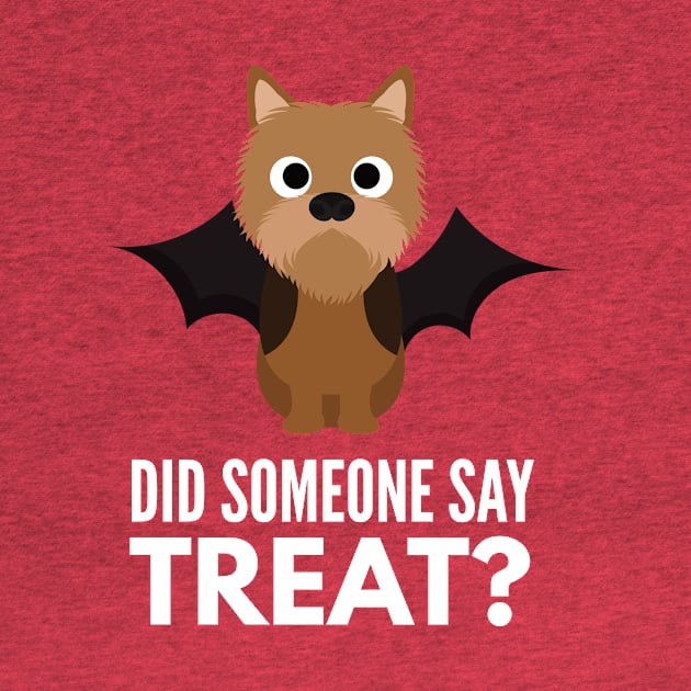 Norwich Terrier Halloween Trick or Treat by DoggyStyles